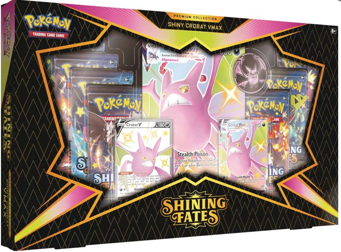 Shining Fates Shiny Crobat VMAX Premium Collection Trading Card Game