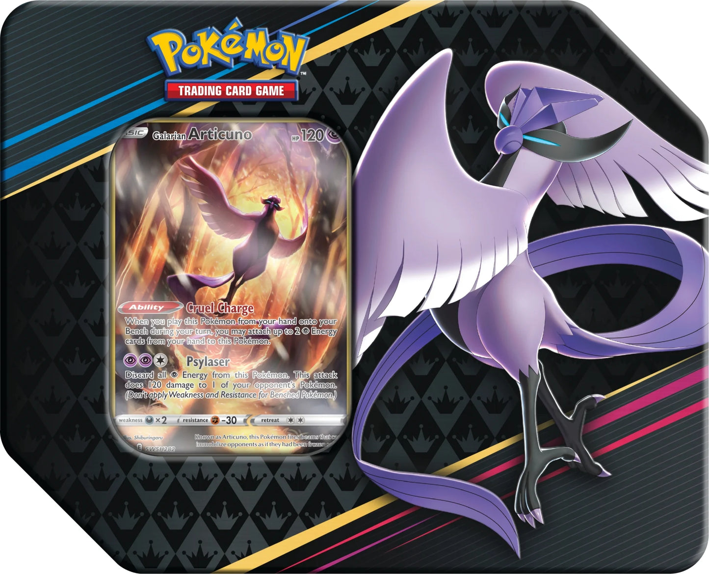 POKEMON SAS12.5 CROWN ZENITH TIN - ONE at RANDOM