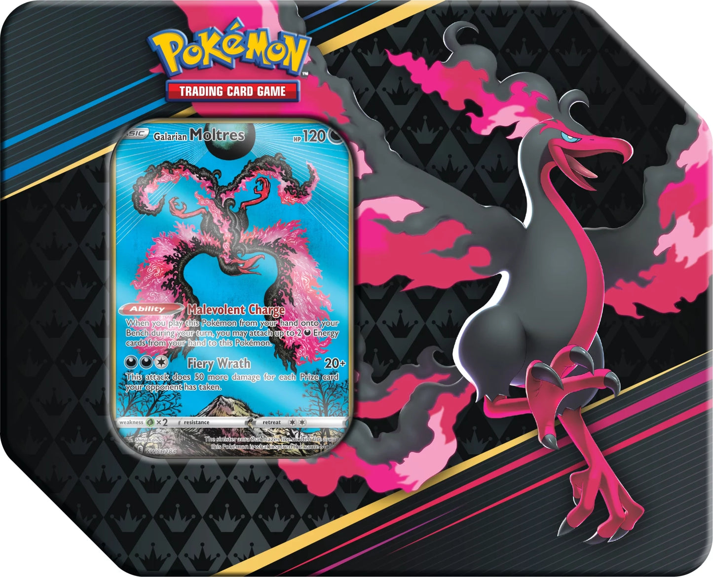 POKEMON SAS12.5 CROWN ZENITH TIN - ONE at RANDOM