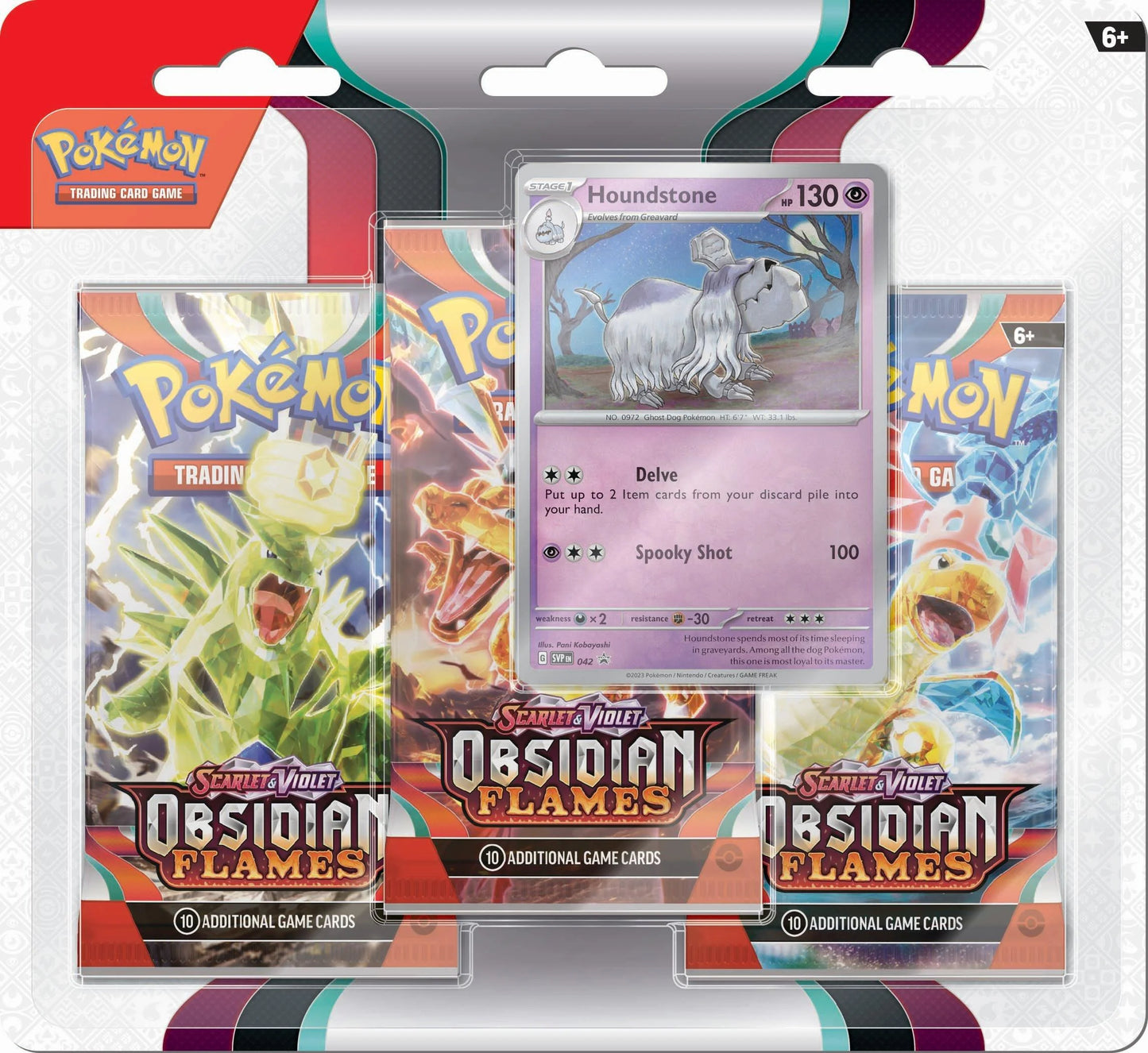 SV3 OBSIDIAN FLAMES 3PK BLISTER