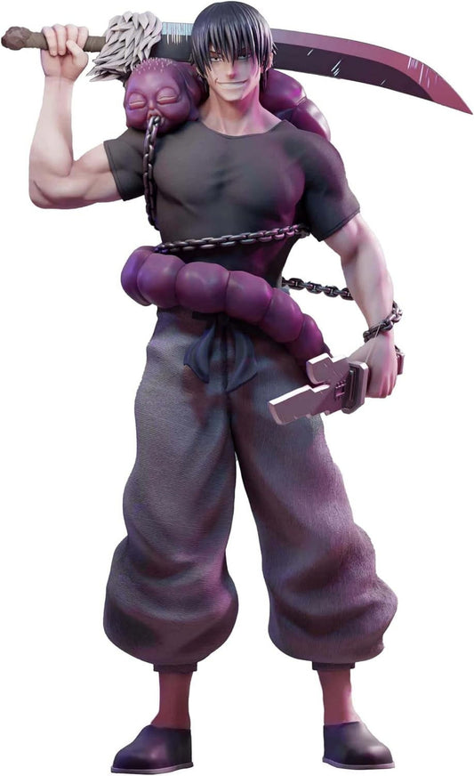 JJK New 2025 Fushiguro Toji Figure Statue JJK Figure Model, 22Cm Standing Pose Anime Action Figure JJK Fushiguro Toji Statue Handmade Collectible Desktop Decoration Gifts JJK Toys Action Figures